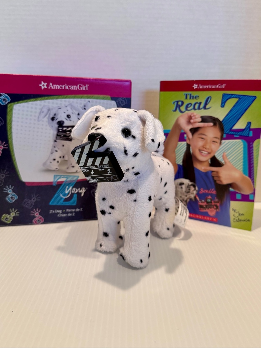 American Girl Z Yang - Z’s Dalmatian Dog and Book
